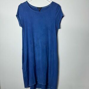 Marine Layer Tencel pant elastic waist side pockets slits at ankle size medium p
